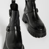 Stuart Weitzman Women's Maverick Bedford Moto Booties, Black, 6 Medium US