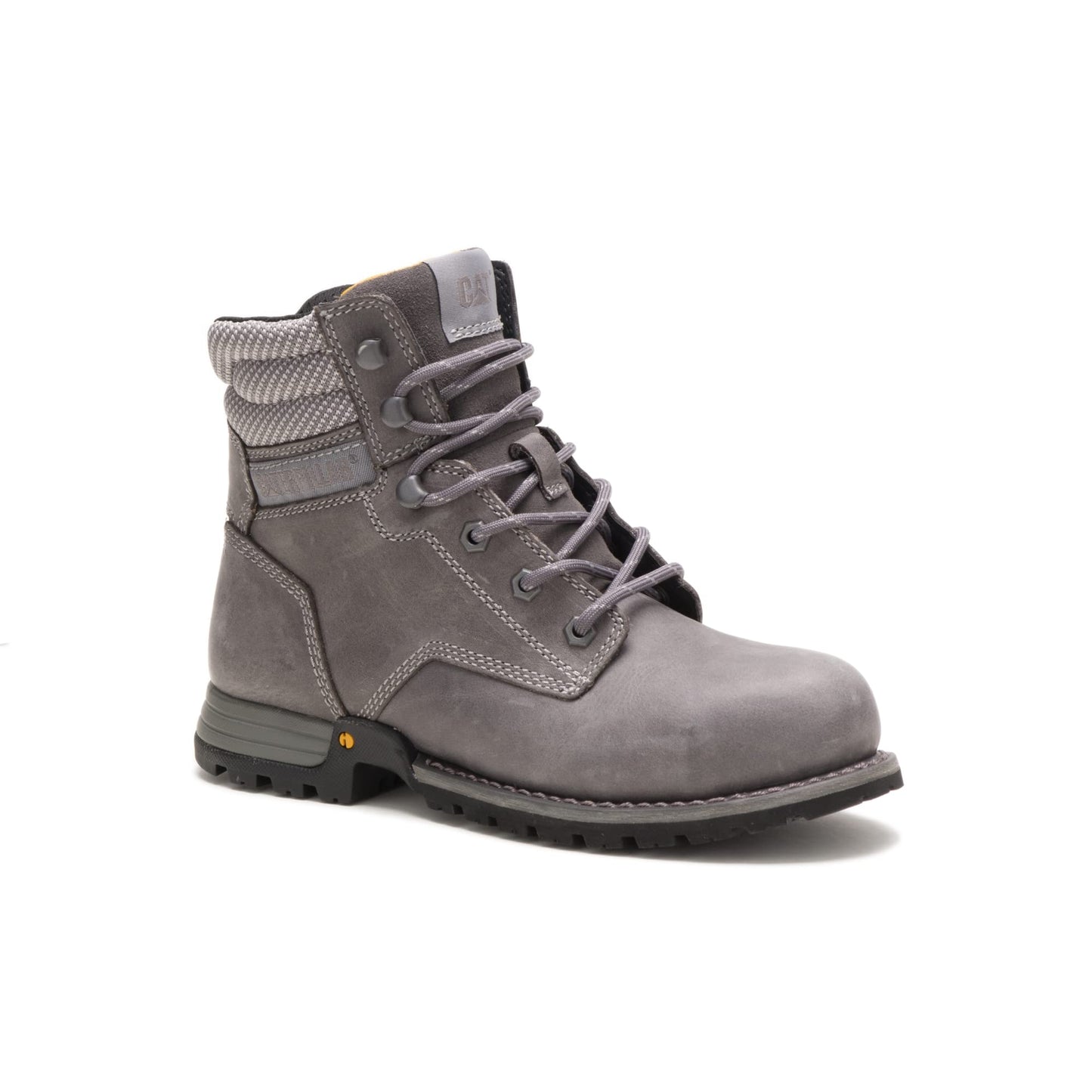 CAT Women's Paisley 6" Steel Toe Industrial Boot, Dolphin, 10