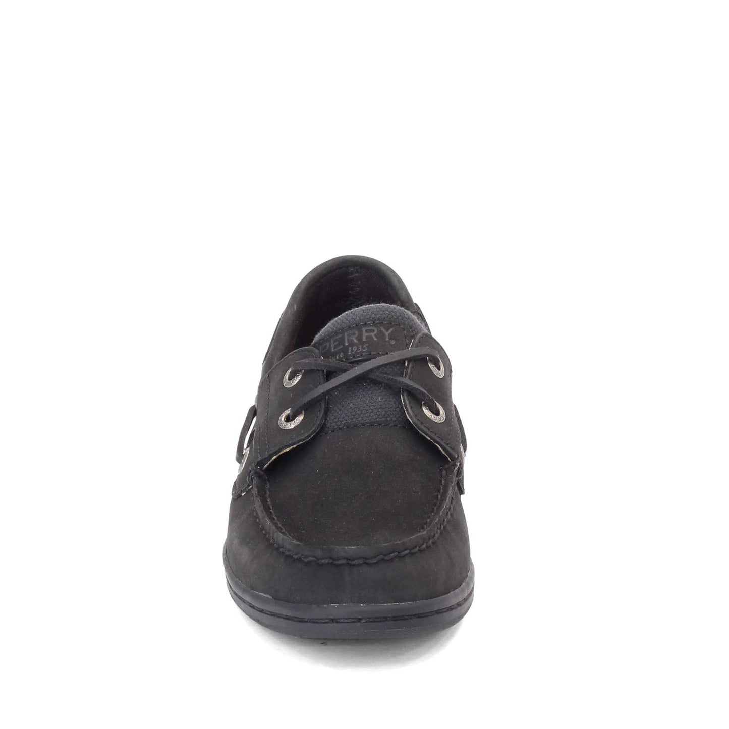 Sperry Womens Koifish Boat Shoe, Black/Black, 5