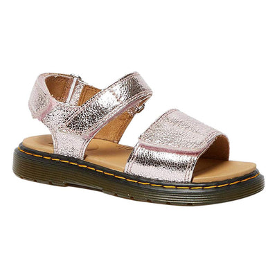 Dr. Martens Kid's Collection Girl's Romi (Little Kid/Big Kid) Pink Salt 3 UK (US 4 Big Kid)
