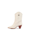 Frye Women's June Western, White - 8.5M