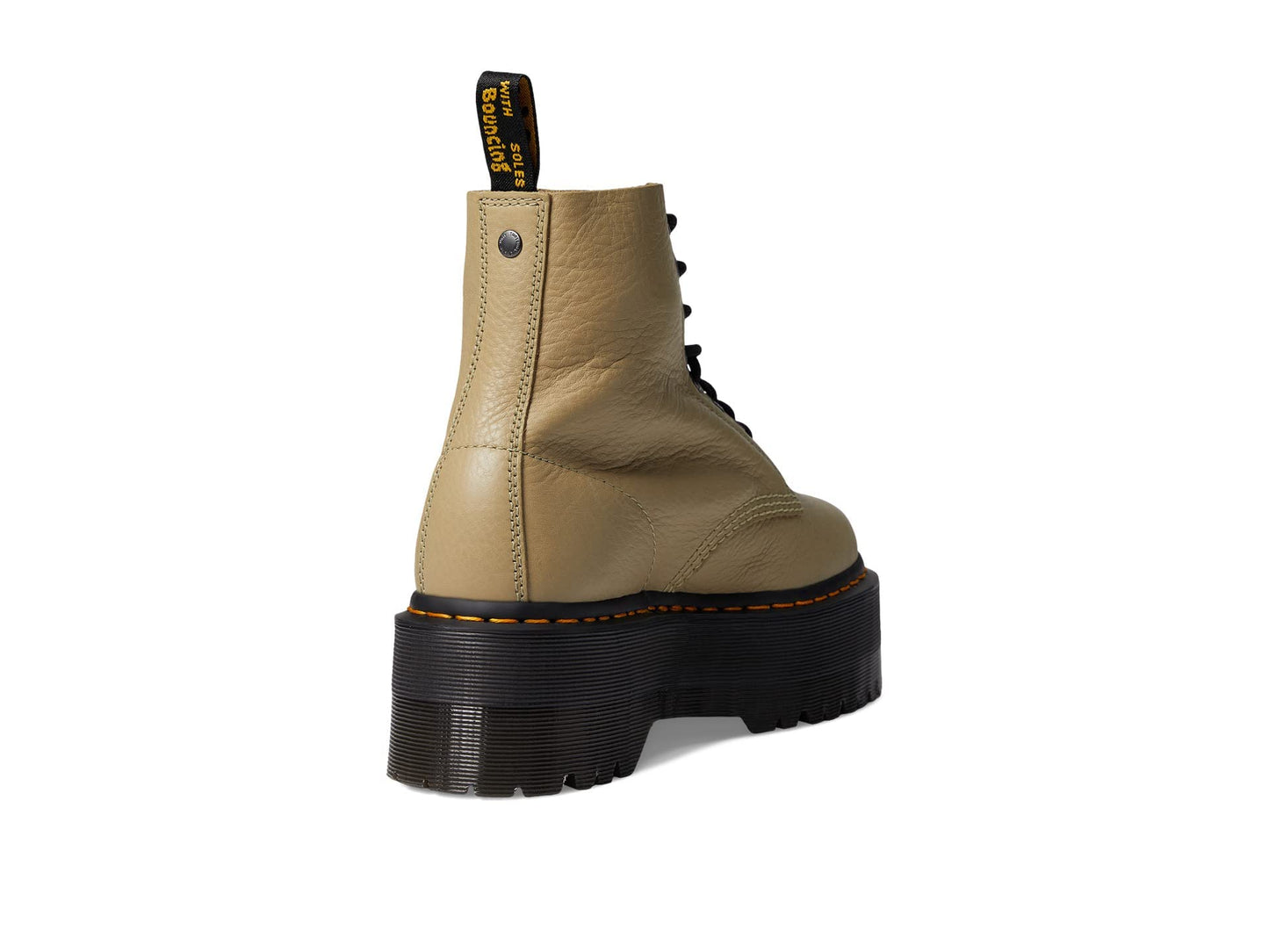Dr. Martens Pascal Max Women's 1460 Combat Boots, Light Olive., 9 UK