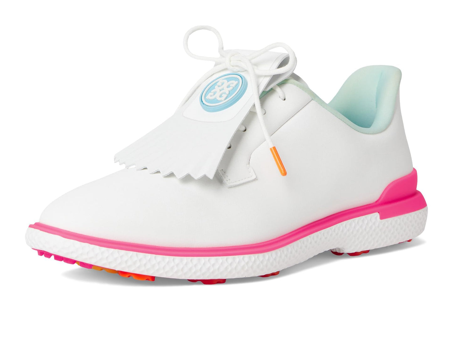 GFORE Women's Gallivan2r Golf Shoes, Snow/Multi, 7.5 Medium