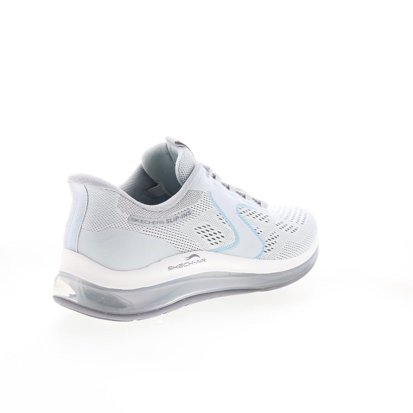 Skechers - Mens Skech-Air Element 2.0 - Sairo Slip On Shoes, Color Gray/Blue, Size: 10.5 M US