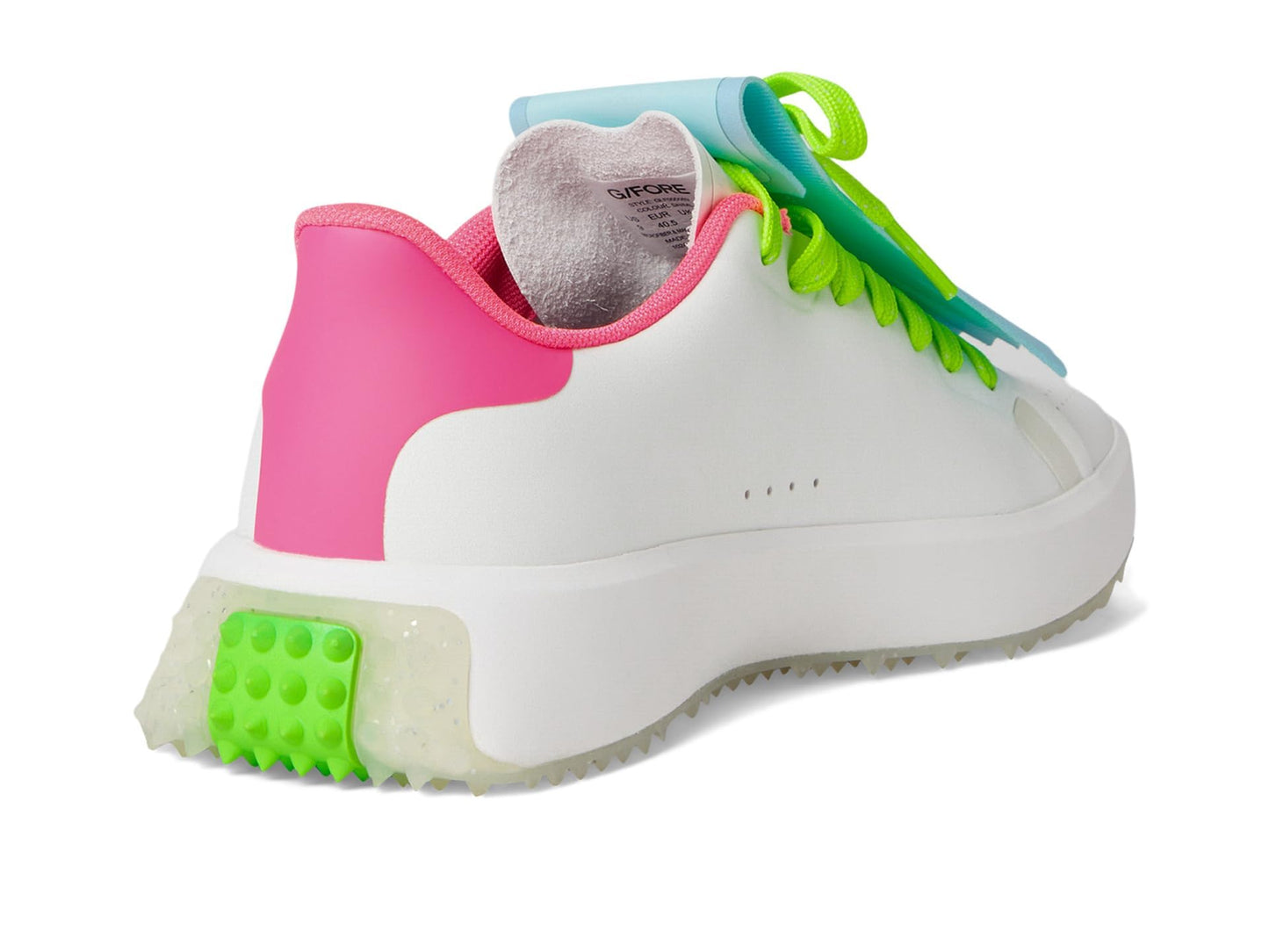 GFORE Women's G.112 Golf Shoes, Snow/Multi, 8 Medium