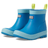 Hunter Kids Play Boot for Little and Big Kid Offers Rubber Upper with Ankle Pull Tab, and Durable Poolhouse Blue/Bleached Blue/Illuminating Yellow 1 Little Kid M