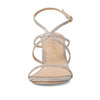 Stuart Weitzman Barelythere 75 Block Sandal Poudre 8 B