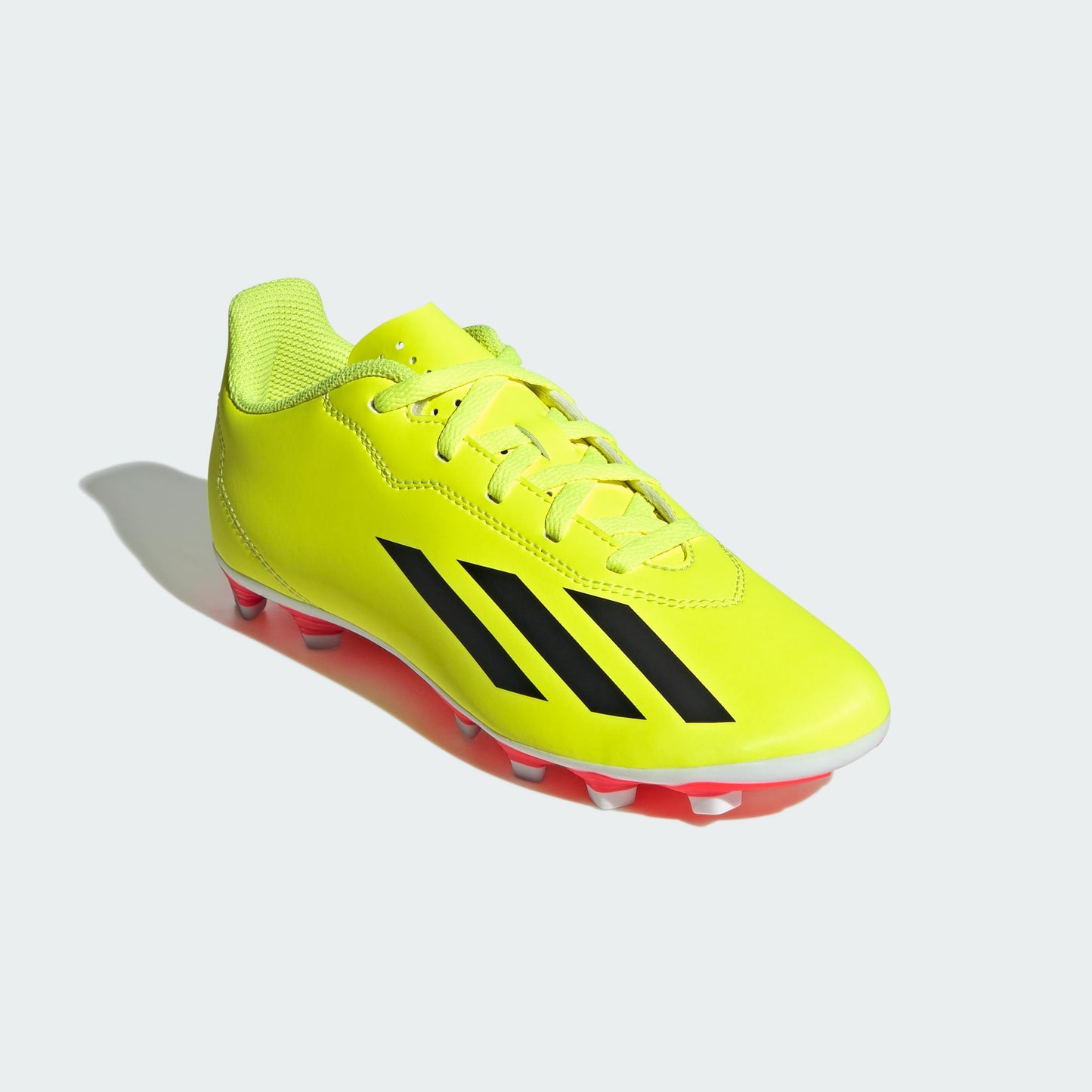 adidas Soccer X Crazyfast Club Flexible Ground (Little Kid/Big Kid) Team Solar Yellow/Black/White 12.5 Little Kid M