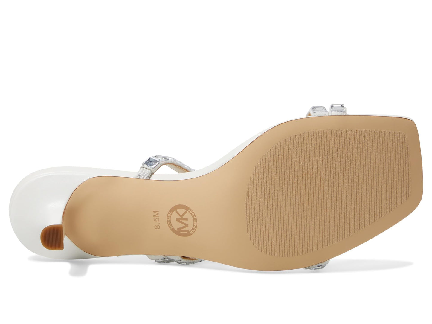 Michael Kors Celia Kitten Slide Optic White 8 M