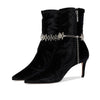 Schutz Women's Marion Ankle Boot, Black, 5