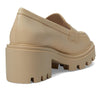 SCHUTZ Women's Viola Tractor Loafer Flat, Eggshell, 9