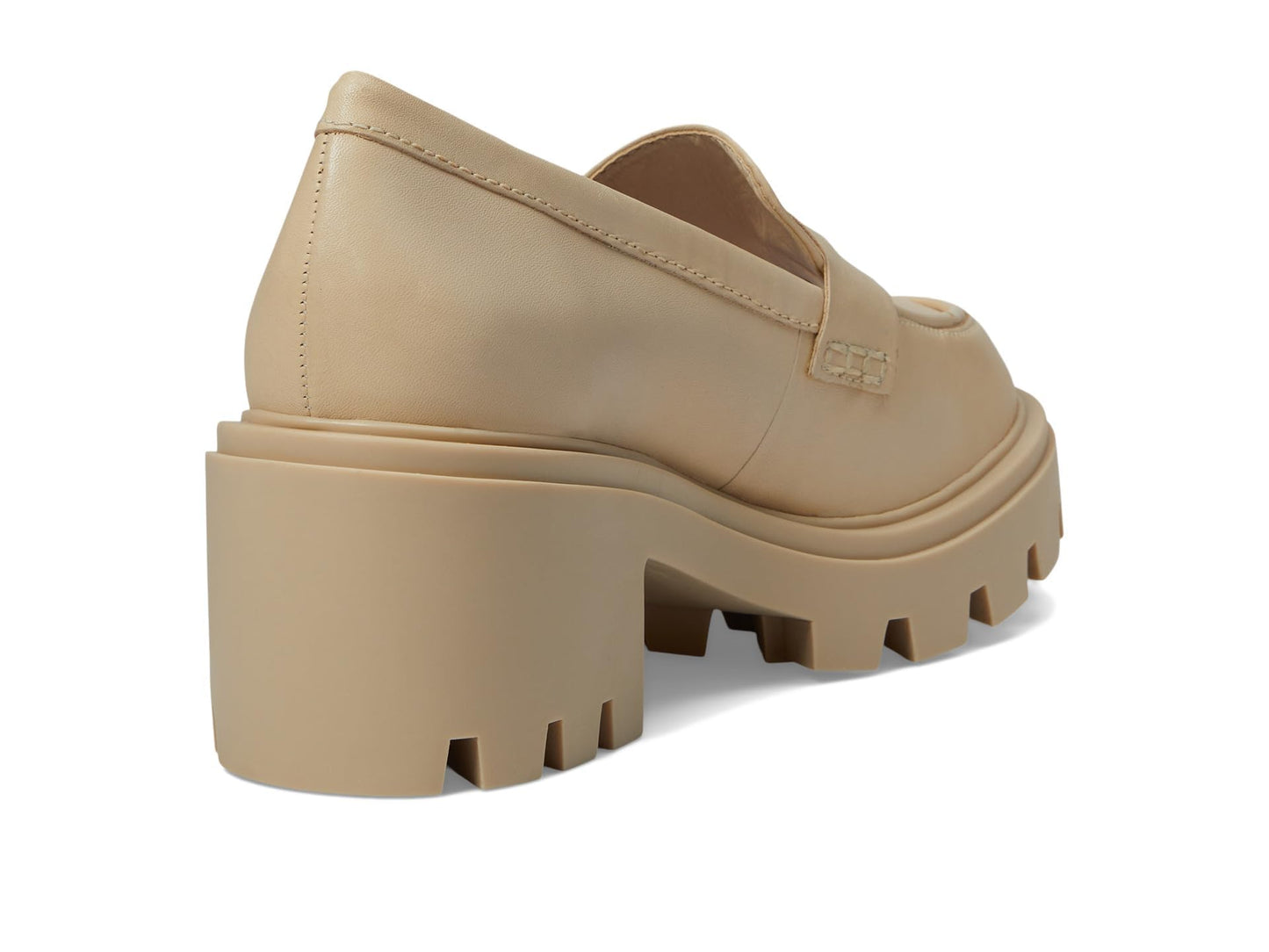 SCHUTZ Women's Viola Tractor Loafer Flat, Eggshell, 6.5