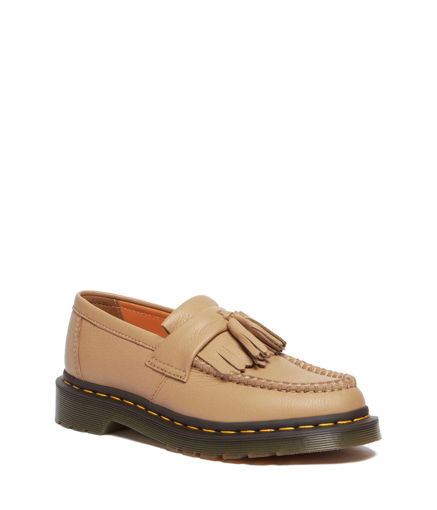 Dr. Martens Adrian - Sandals for Women - Leather Upper - PVC and EVA Midsole - PVC Outsole - EVA Foam Footbed Savannah Tan UK 4 (US Women's 6) M