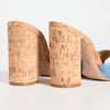 SCHUTZ Women's Kaycee Heels, Washed Denim Blue, 10 Medium US