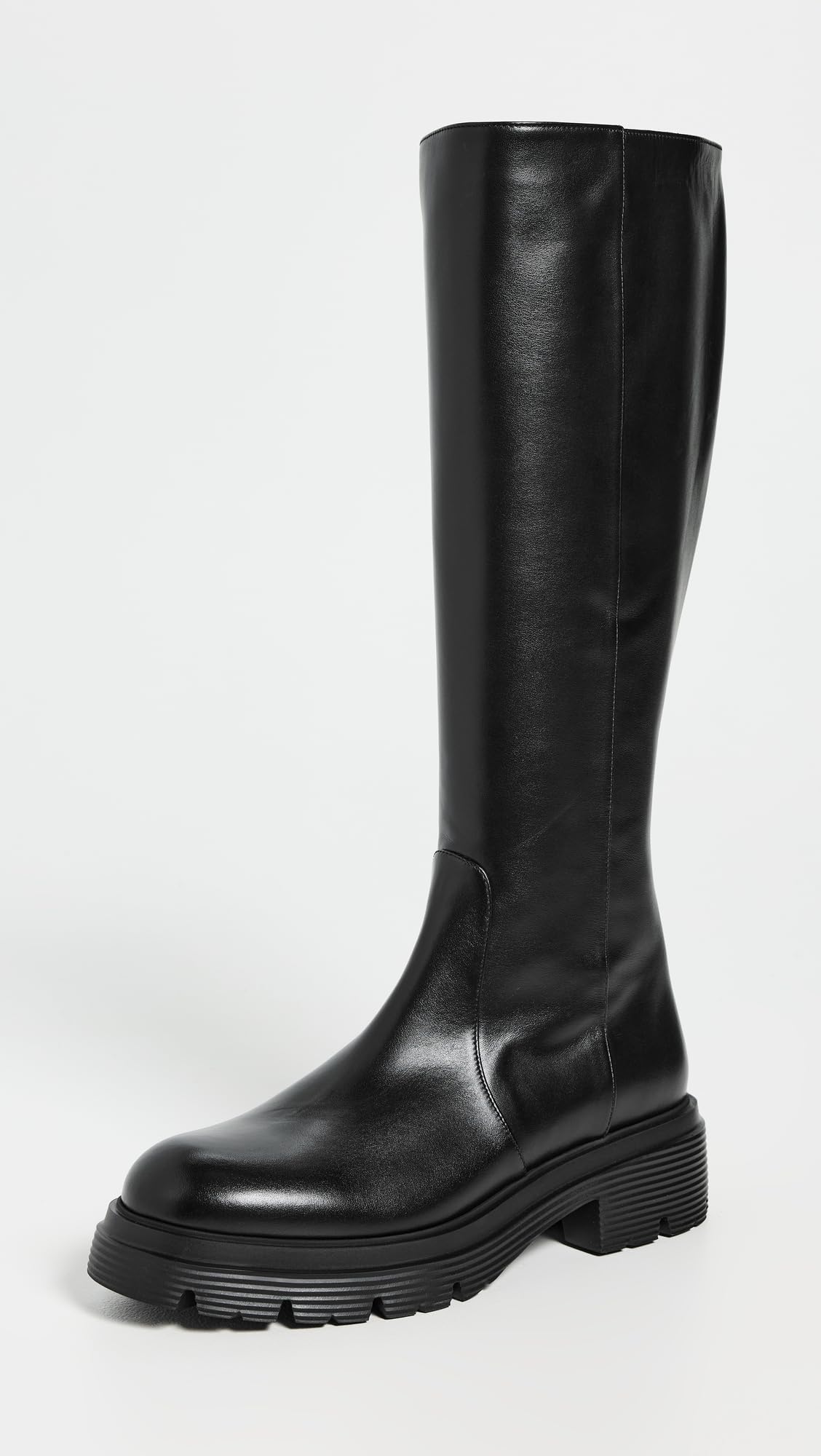 Stuart Weitzman Women's Soho Lite Zip Boots, Black, 7 Medium US