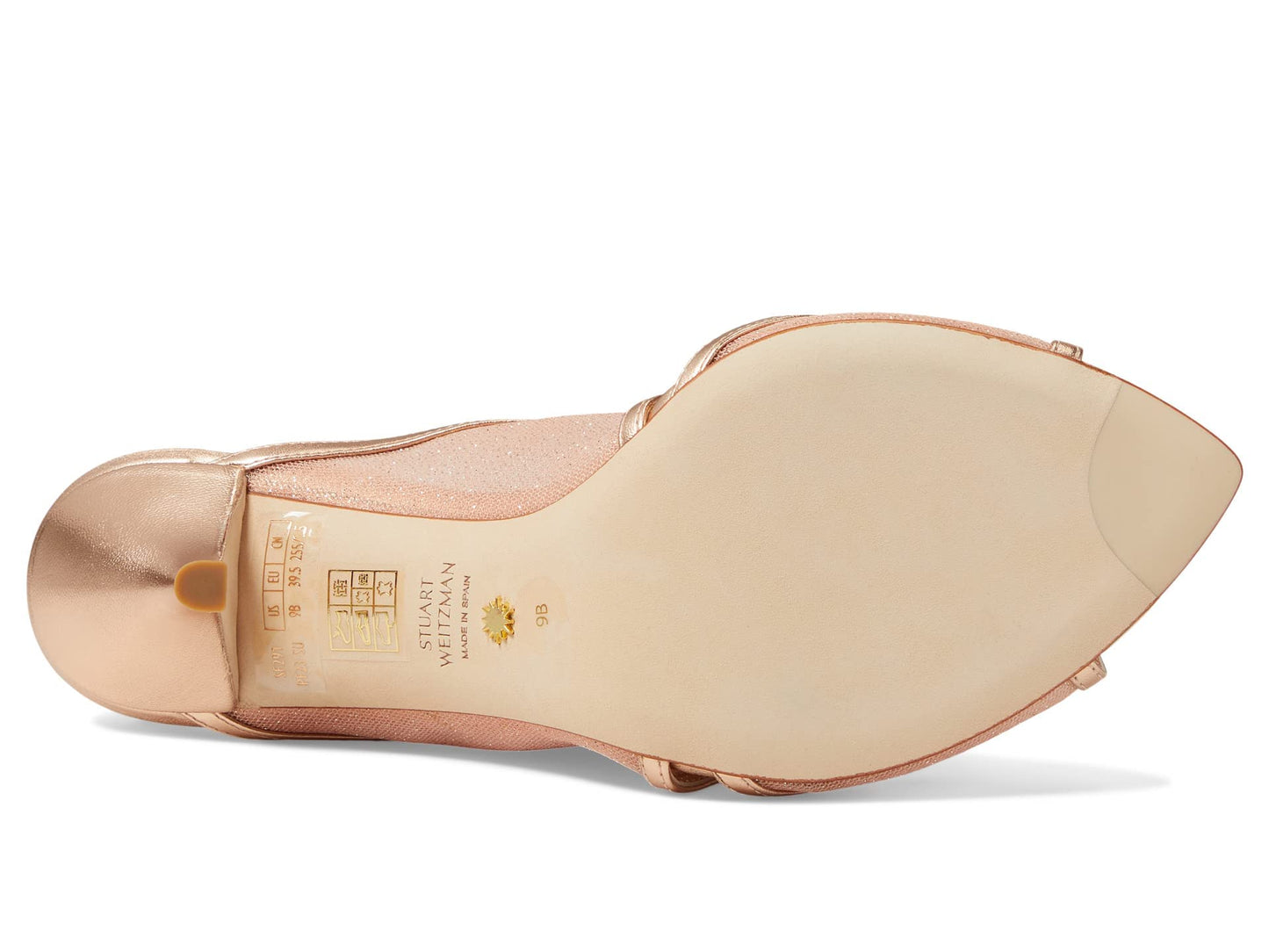 Stuart Weitzman Noche 85 Slide Poudre/Ballet 6.5 B