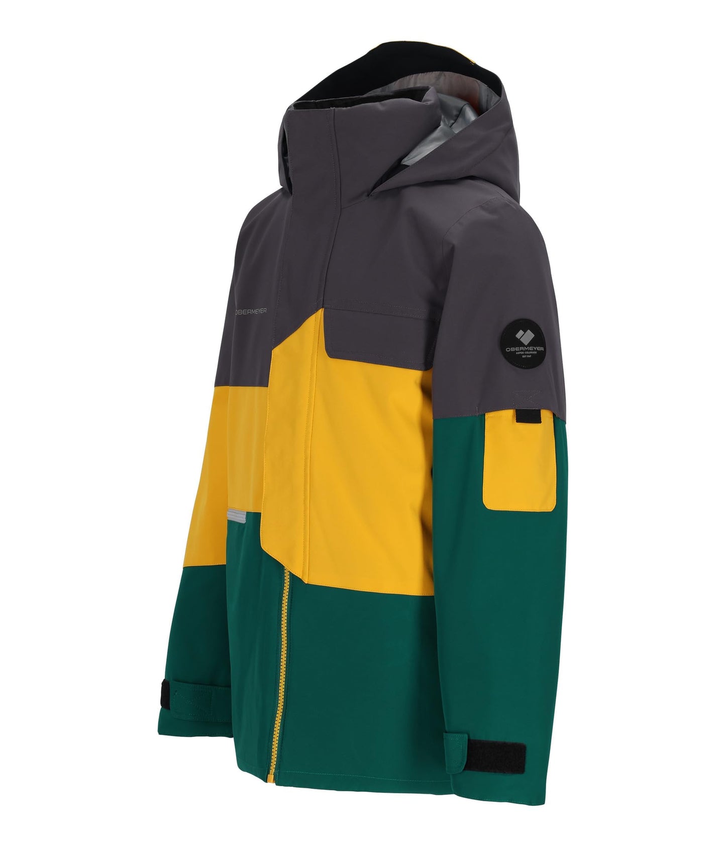 Obermeyer Boy's Axel Jacket (Big Kids) Jungle Boogie LG (14-16 Big Kid)