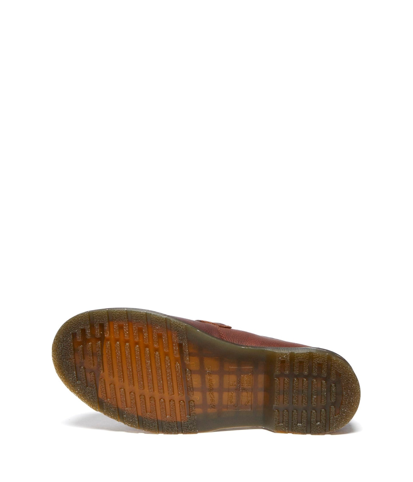 Dr. Martens, Unisex, Adrian Yellow Stitch Leather Loafers, Cashew, Mens 5, Womens 6, Medium
