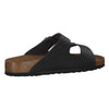Birkenstock BIRK-552111 Arizona Leather Sandals, Black, 43 (US Men's 10)