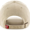 '47 MLB Khaki Clean Up Adjustable Baseball Dad Hat Cap, Adult One Size (Washington Nationals)