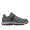 Columbia Mens Granite Trail, Dark Grey/Golden Yellow, 8 Wide