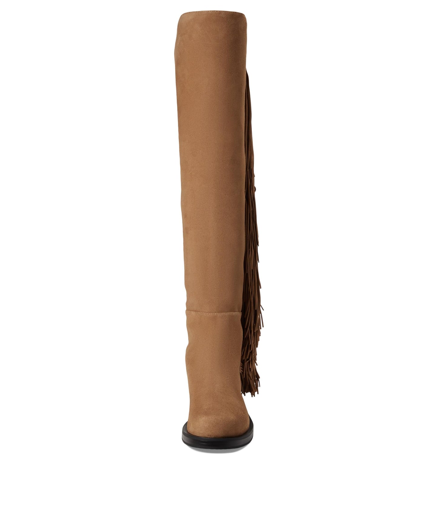 Stuart Weitzman Women's 5050 Bold Fringe Boots Fashion, Camel, 8