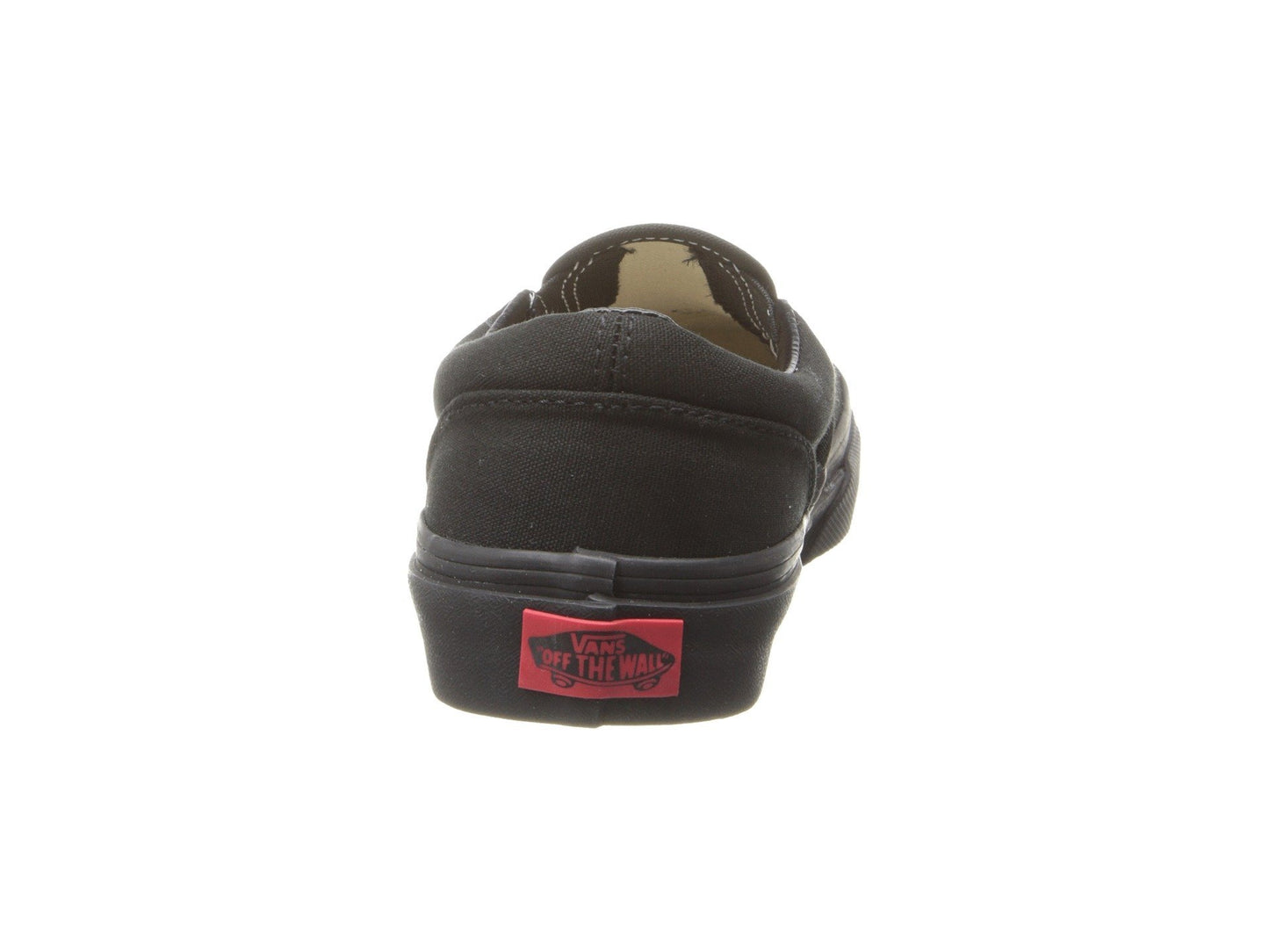 Vans Kids Unisex Classic Slip On, Black/Black, Size 3 Little Kid