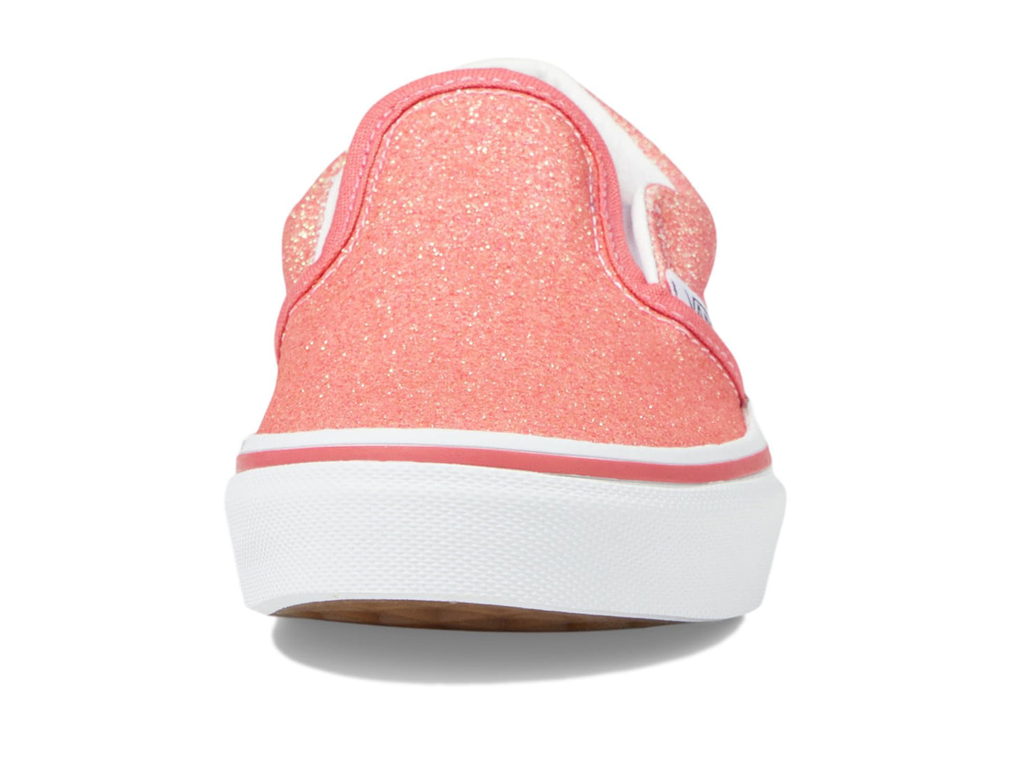 Vans Kids Unisex Classic Slip-On (Little Kid) Glitter Pink 12 Little Kid M