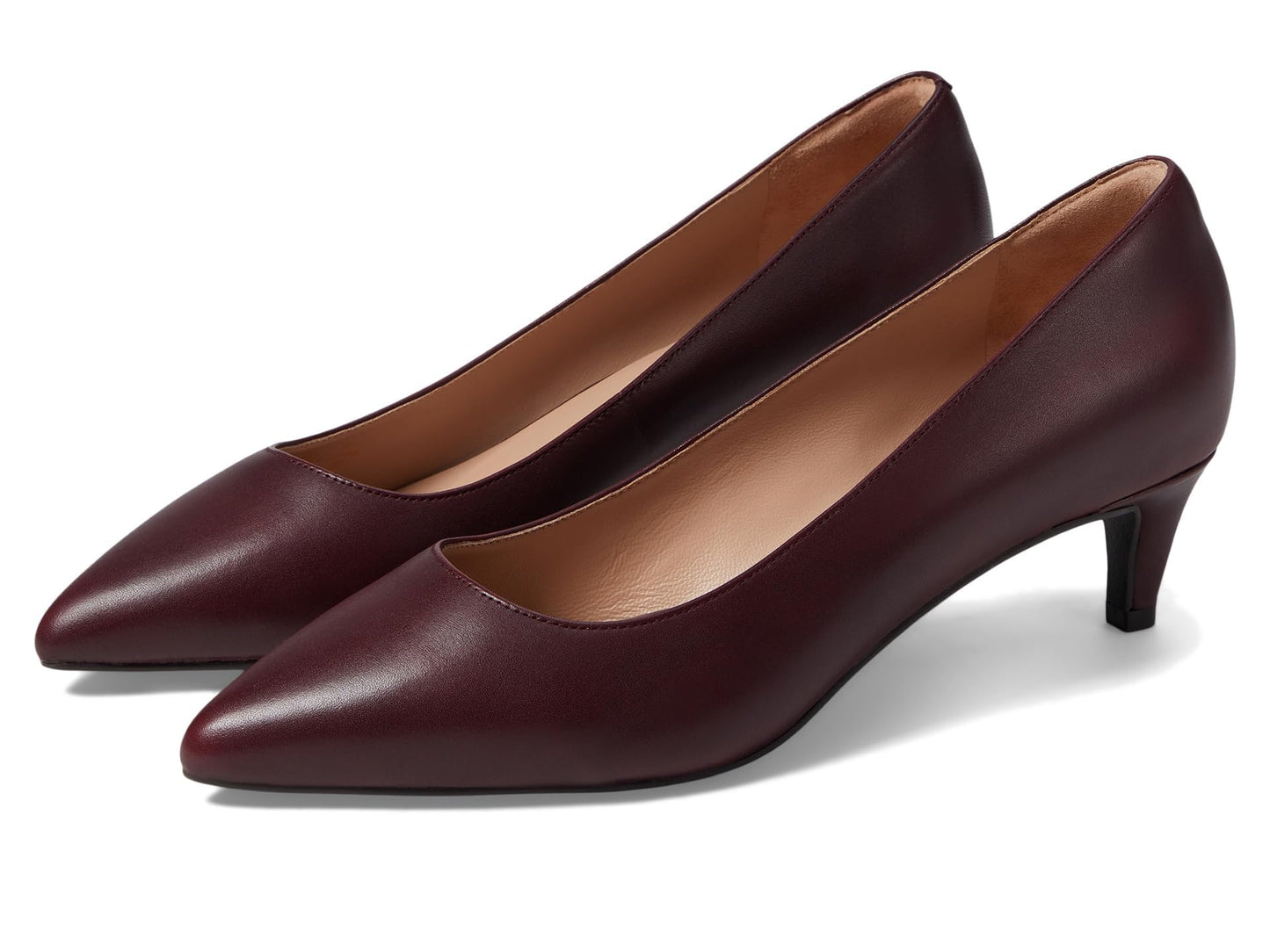 Cole Haan Women's Vandam Pump 45 mm Bloodstone Suede Waterproof 7 Medium