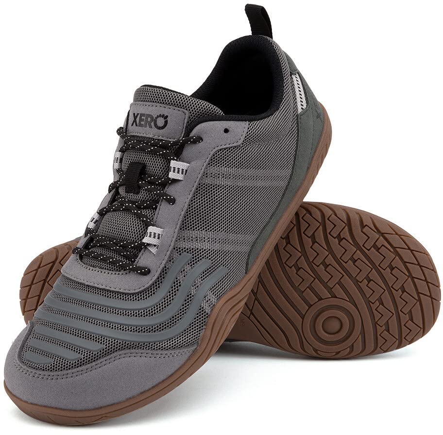 Xero Shoes Men’s 360 Barefoot Training Shoes, Steel Gray/Thyme, 8