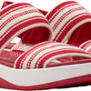 Clarks CloudSteppers Women's Arla Stroll Sandal, Cherry, 5 M US