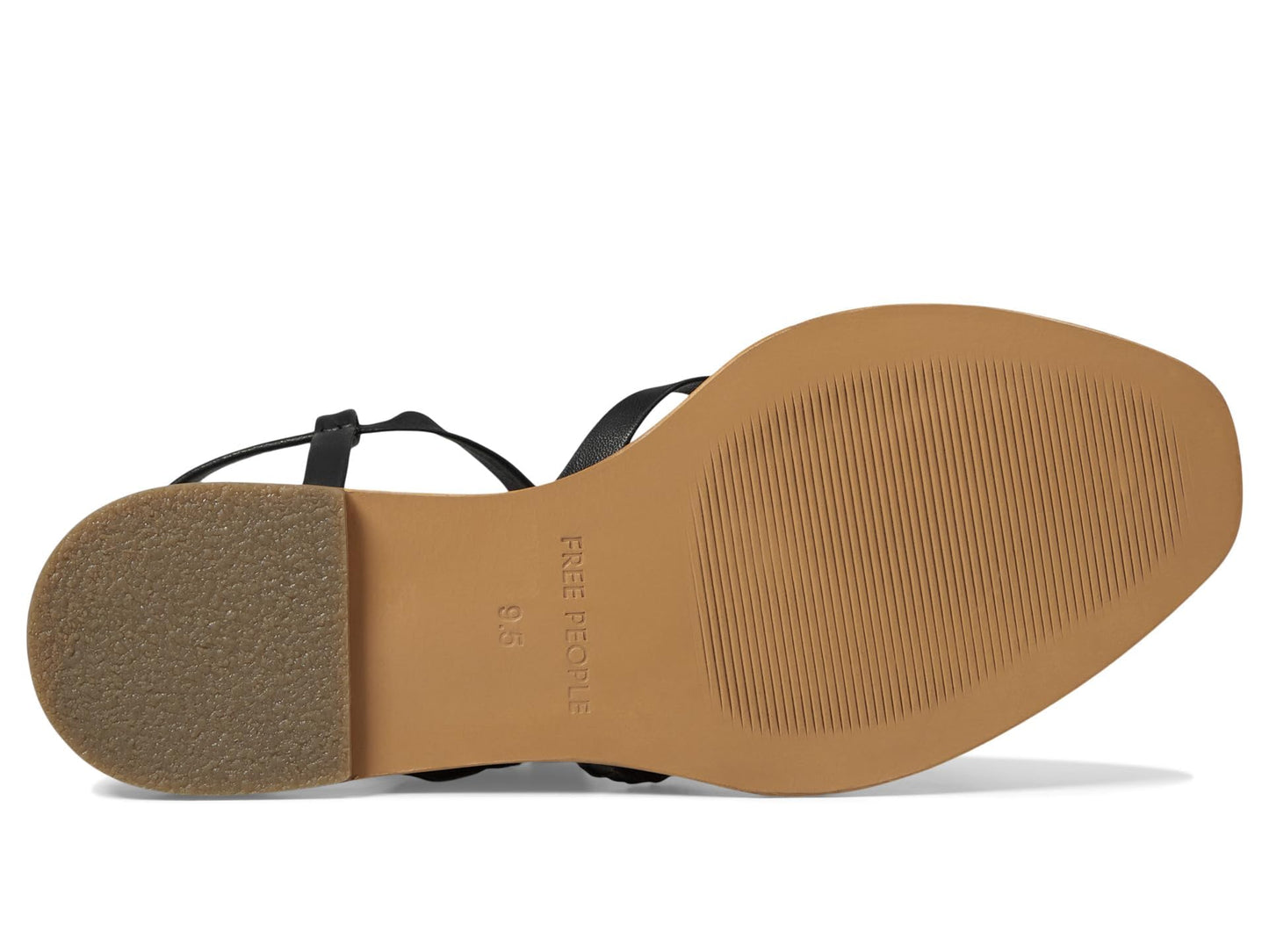 Free People Women's Sunny Days Sandal Black 8 Medium