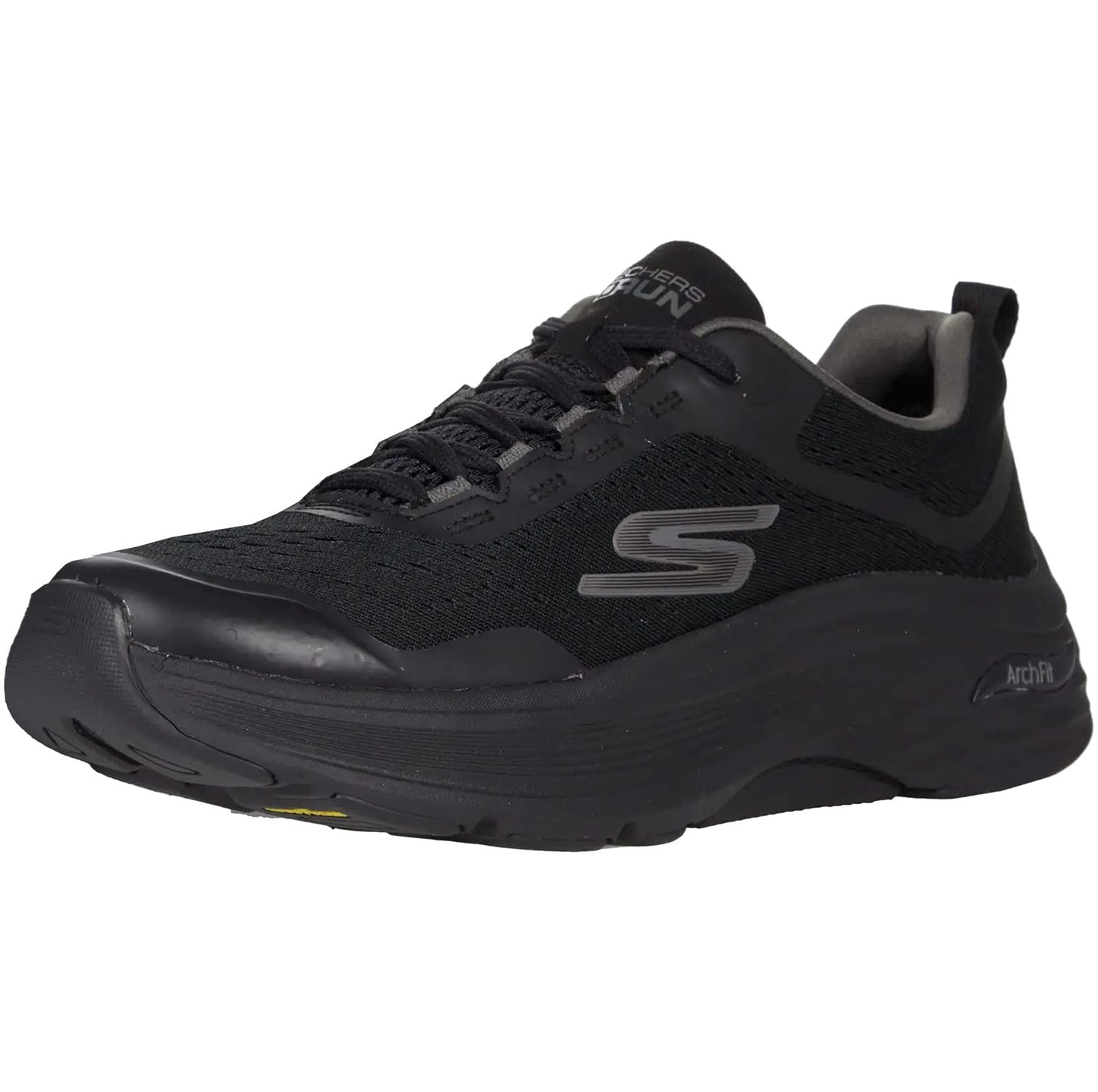Skechers Men's Max Cushioning Arch Fit - Athletic Workout Running Walking Shoes with Air-Cooled Foam, Black, 11.5