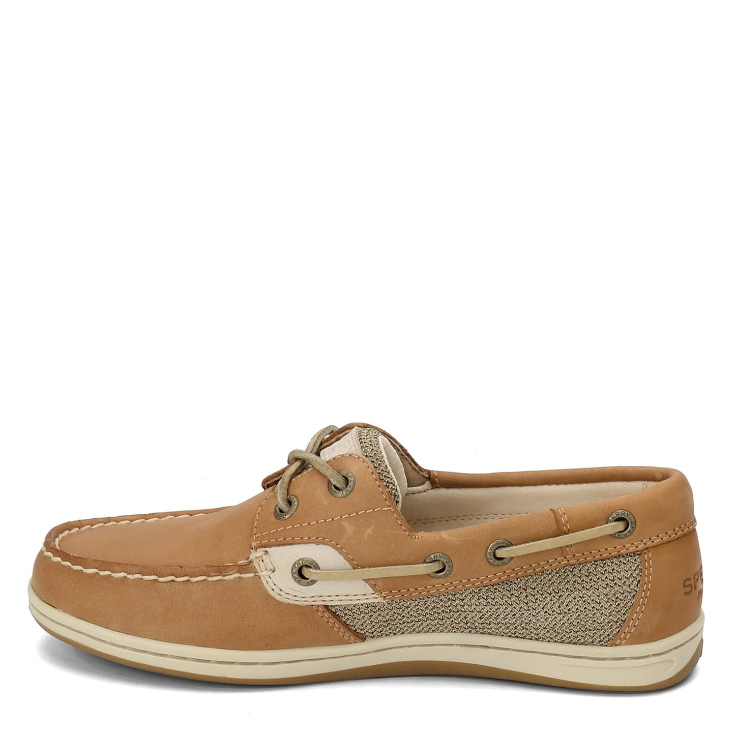 Sperry Womens Koifish Boat Shoe, Linen/Oat, 7