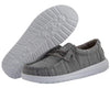 HEYDUDE Wally Toddler Blend Linen Stone Size 9 | Boy's Loafers| Boy's Slip On Shoes E10| Comfortable & Light-Weight