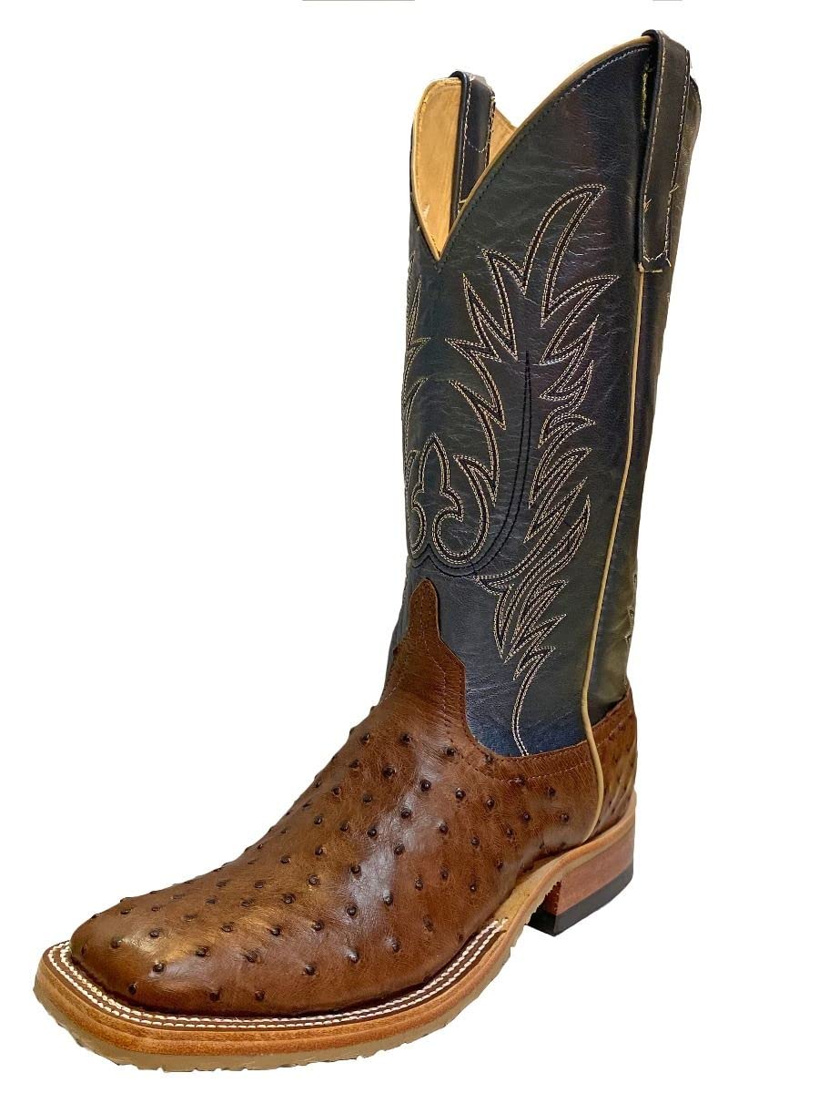 Anderson Bean Men's Cowboy Boots, Brown, 11 Wide