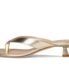 Stuart Weitzman Women's Rio Sleek Sandals 35 Light Gold 8 Medium