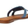 Cole Haan Womens Chrisee Sandal, Denim/Dark Denim, 7-B US
