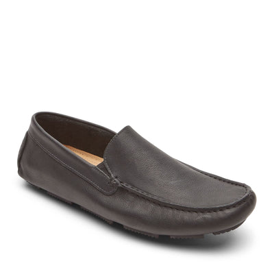 Rockport Rhyder Venetian Loafer Black Tumbled 8.5 M (D)