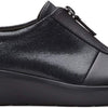Clarks womens Kayleigh Sail Loafer, Black Interest Suede Combi, 7 US