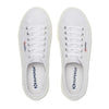 Superga 2790 Nappa Optical White/Silver Full Avorio EU 37.5 (US Women's 7) Medium
