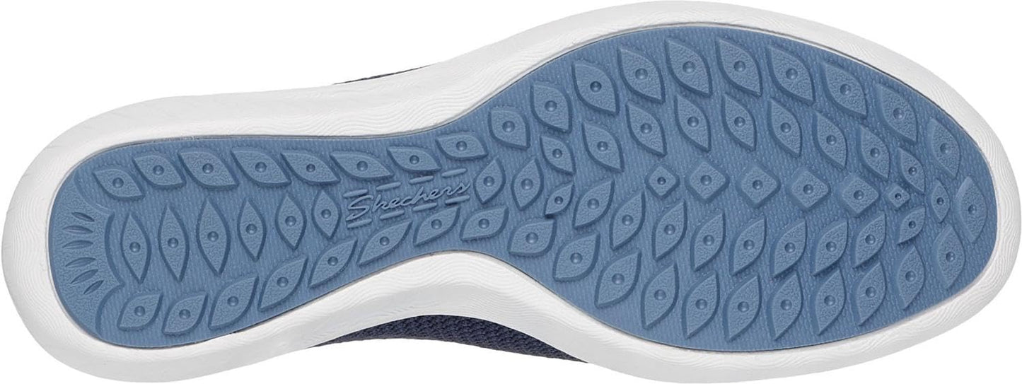Skechers - Womens Newbury St - Comfystride Sneakers, Color Navy, Size: 8 M US