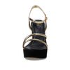 Michael Kors Porter Strappy Platform Pale Gold 8 M