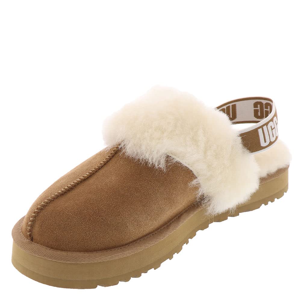 UGG Unisex-Child Funkette Slipper, Chestnut, 7