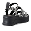 HEYDUDE Women's Delray Buckle Animal Black/White 11 Medium