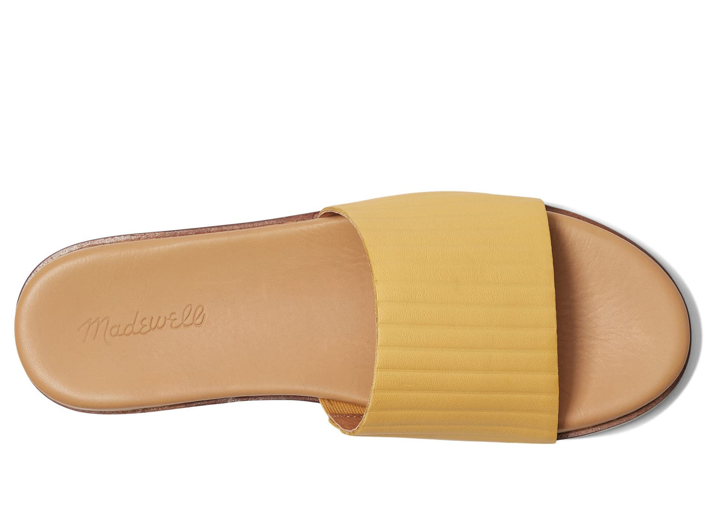 Madewell Palmer Slide: Puffy Edition Autumn Gold 7 M