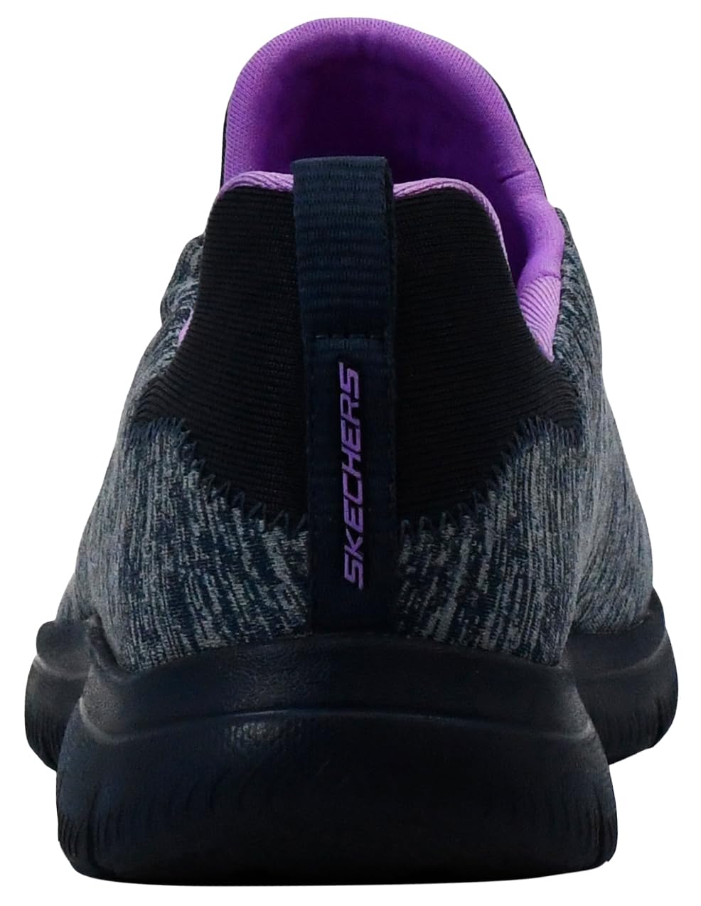 Skechers Women's Summits - Quick Getaway Shoes, Navy/Lavender, 6 M