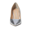 Stuart Weitzman Stuart 85 Scallop Pump Silver 8 B