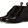 Dr. Martens Womens Emmeline Leather Lace-Up Boots Cherry Red 10 Medium