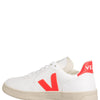 Veja Women V-10 Sneakers White - Rose Fluo 5 US